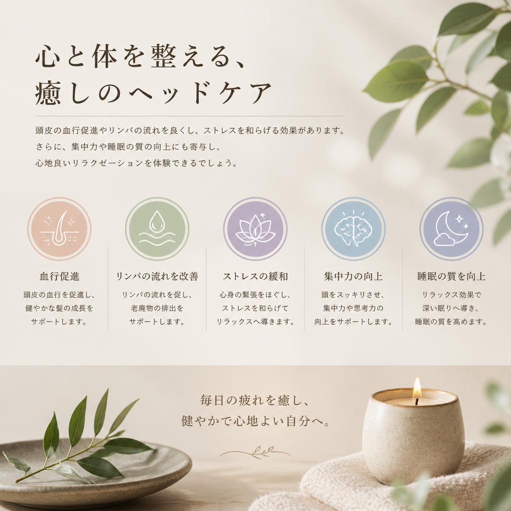 ドライヘッドスパの効果