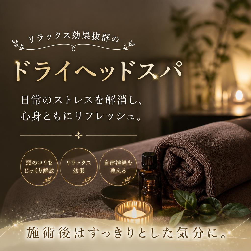 癒しのドライヘッドスパ