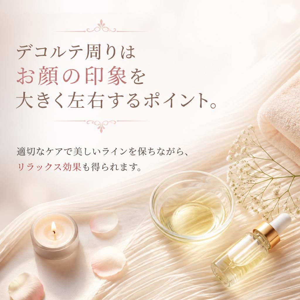 デコルテケアの重要性