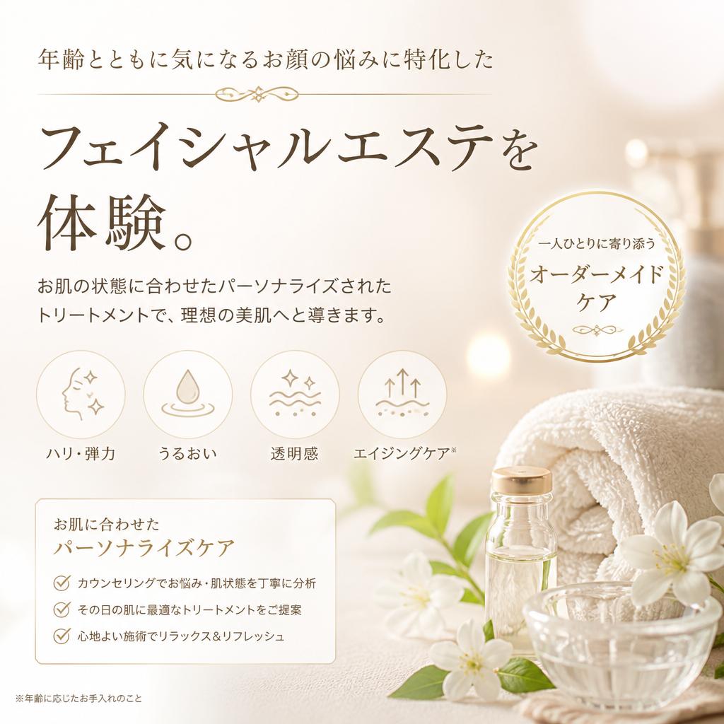 フェイシャルエステの新常識